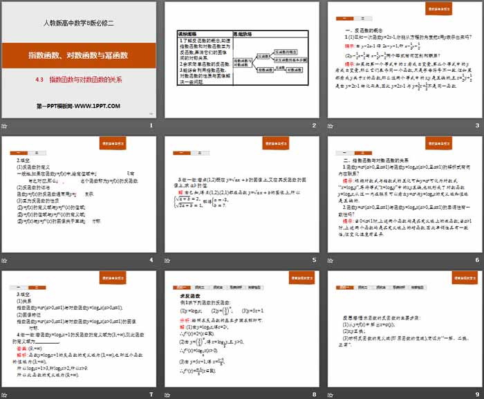 《指数函数与对数函数的关系》指数函数、对数函数与幂函数PPT