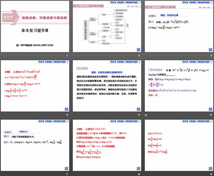 《章末复习提升课》指数函数、对数函数与幂函数PPT课件