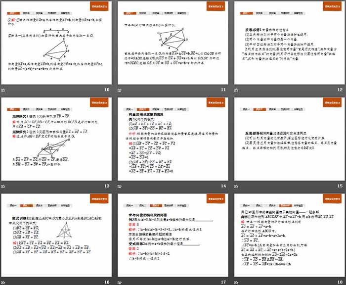 《平面向量及其线性运算》平面向量初步PPT(向量的加法)