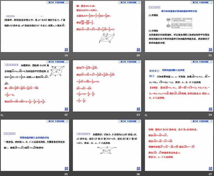 《平面向量及其线性运算》平面向量初步PPT课件(数乘向量 向量的线性运算)