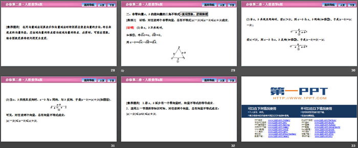 《平面向量的运算》平面向量及其应用PPT下载(向量的减法运算)