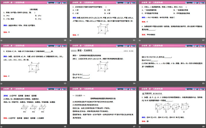 《空间点、直线、平面之间的位置关系》立体几何初步PPT课件(空间点、直线、平面的位置关系)