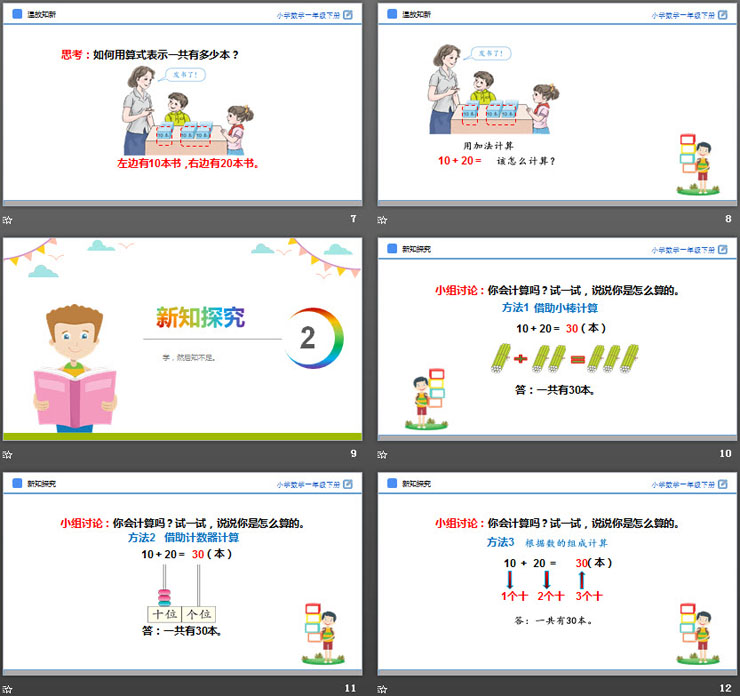 《整十数加、减整十数》PPT教学课件