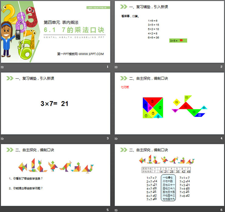 《7的乘法口诀》PPT课件