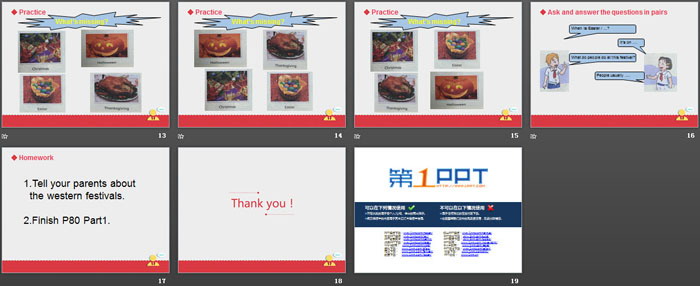 《Western festivals》PPT