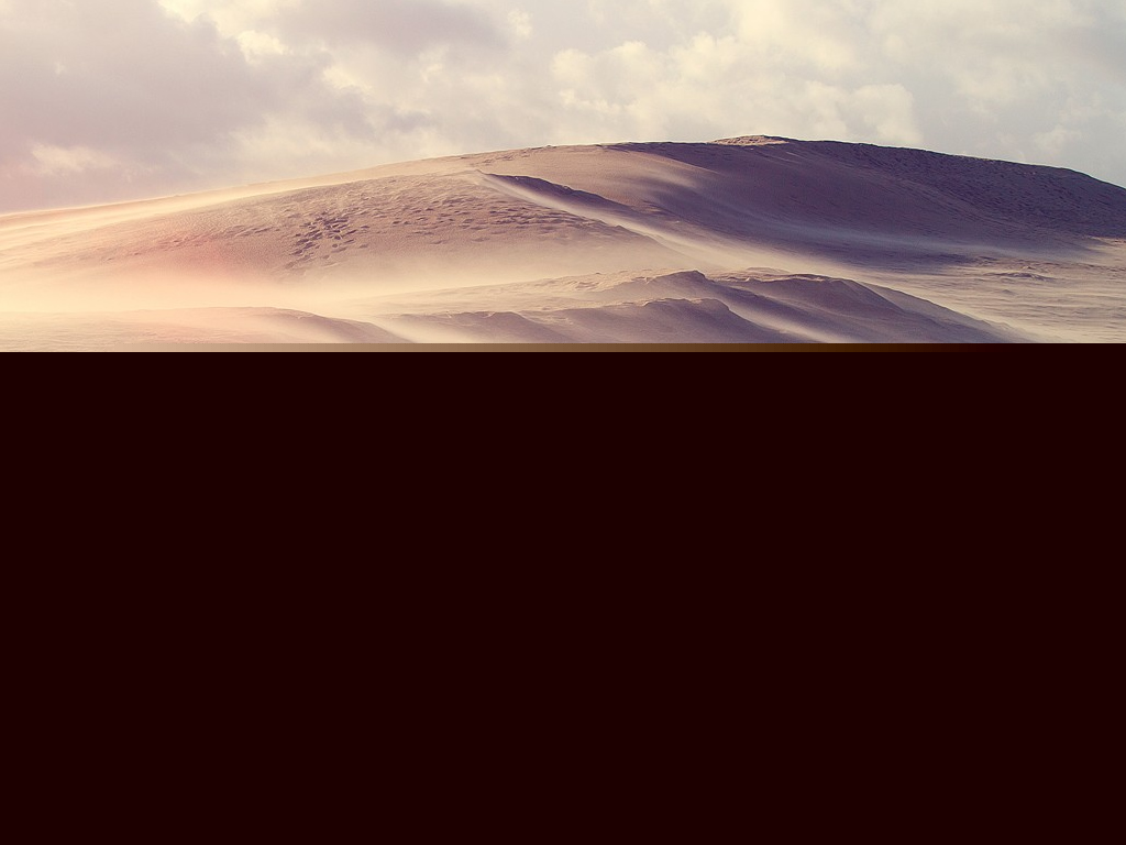 沙漠幻灯片背景1