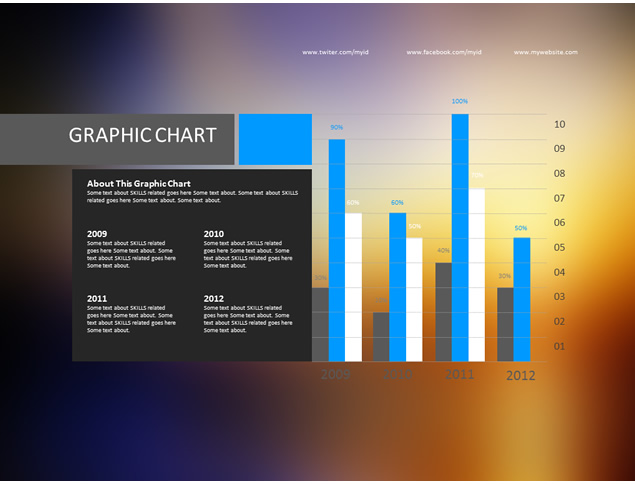 简洁win8瓷片 ios背景ppt模板